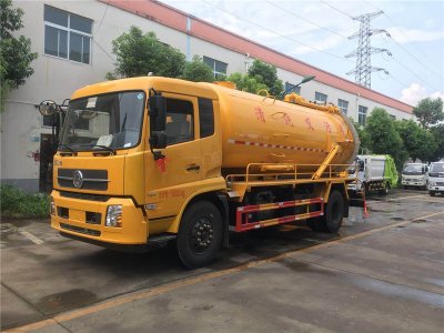 東風(fēng)天錦14方清洗吸污車(chē)[一體式]